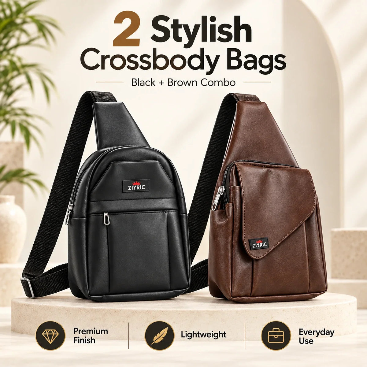 Buy 1 Get 1 FREE - Premium Crossbody Bag