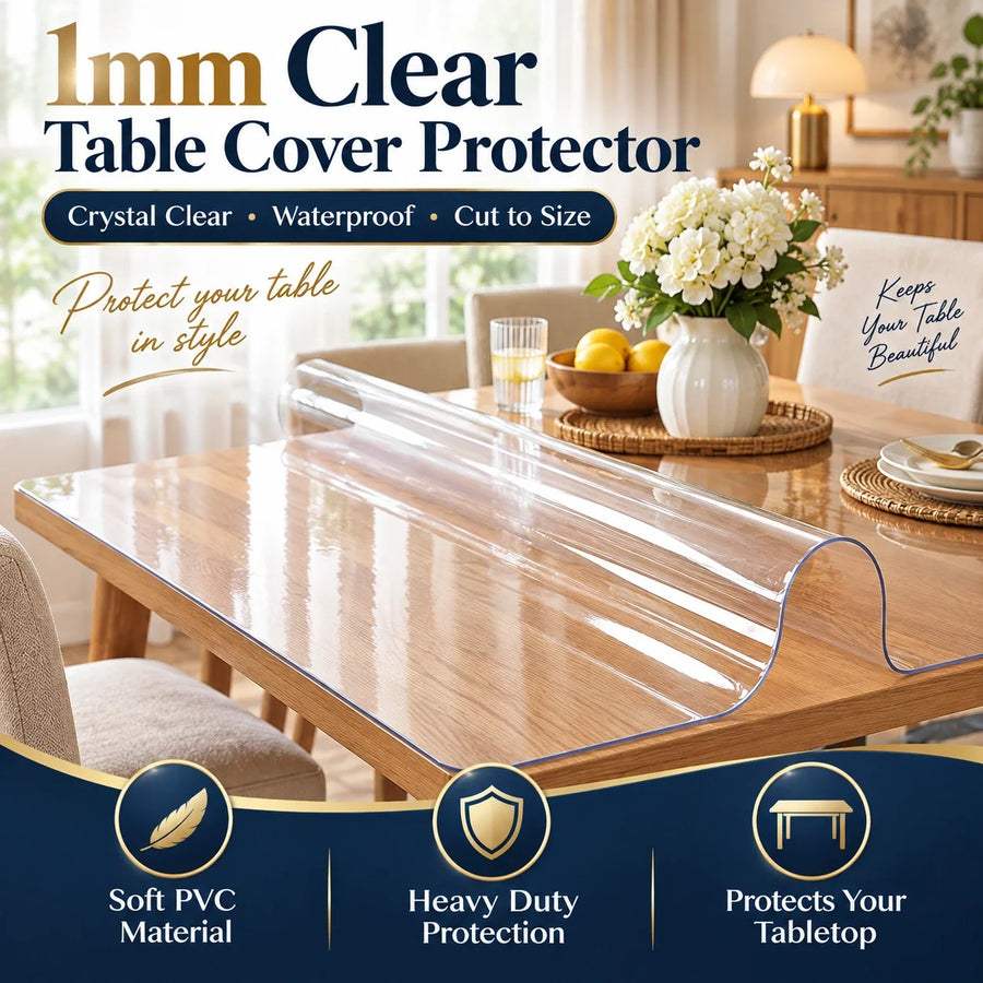 Transparent Protective & Waterproof Sheet 1mm Thickness