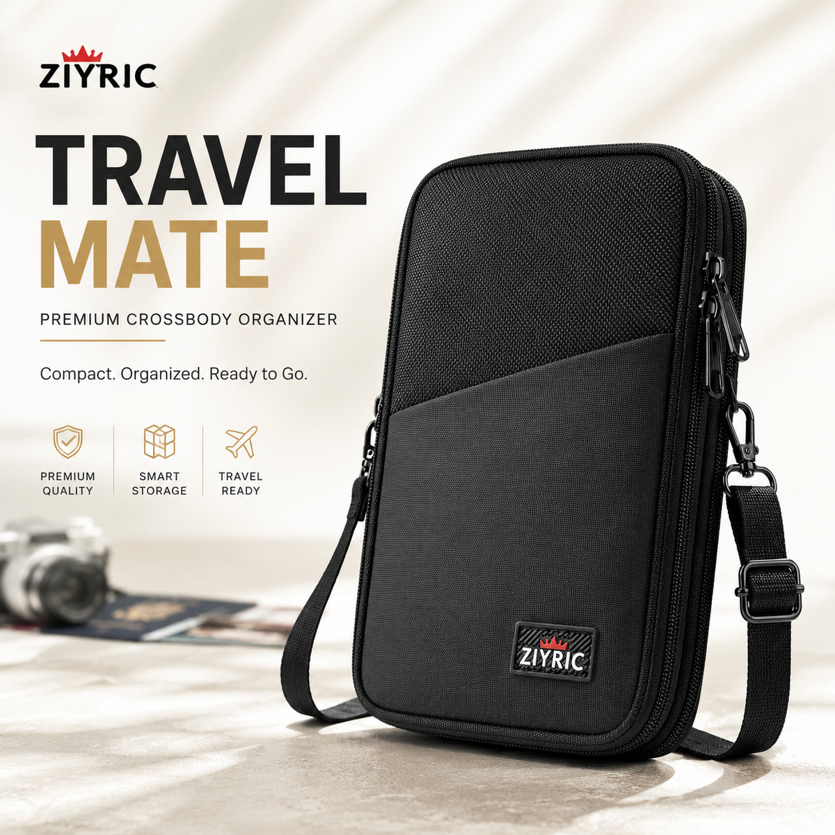 Travel Mate Passport Pouch Bag