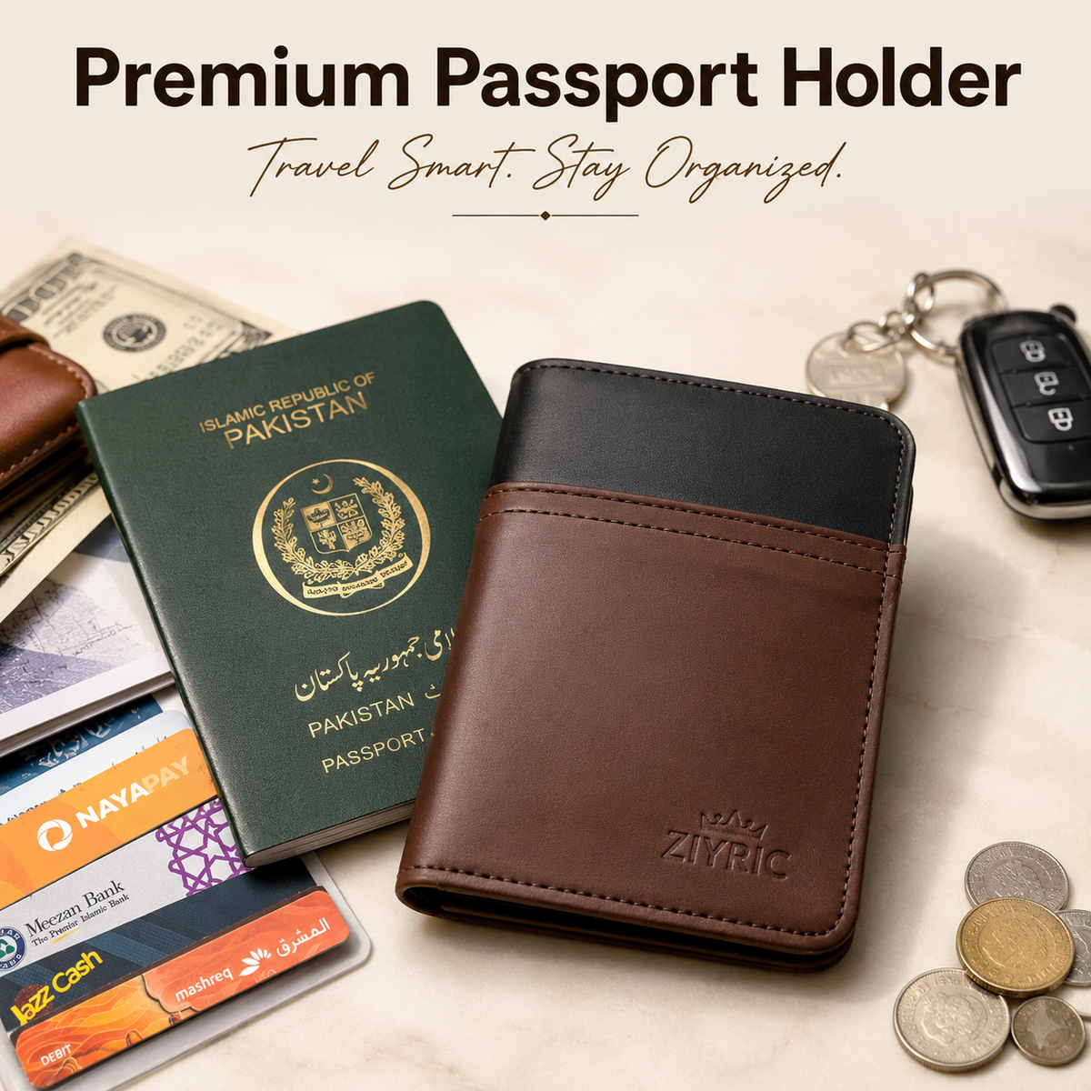 Premium Passport Holder & Wallet