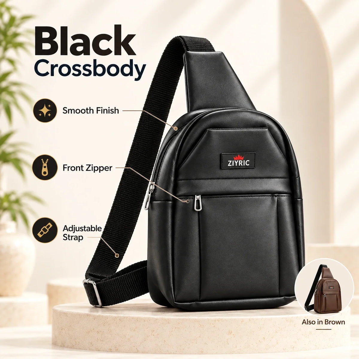 Buy 1 Get 1 FREE - Premium Crossbody Bag