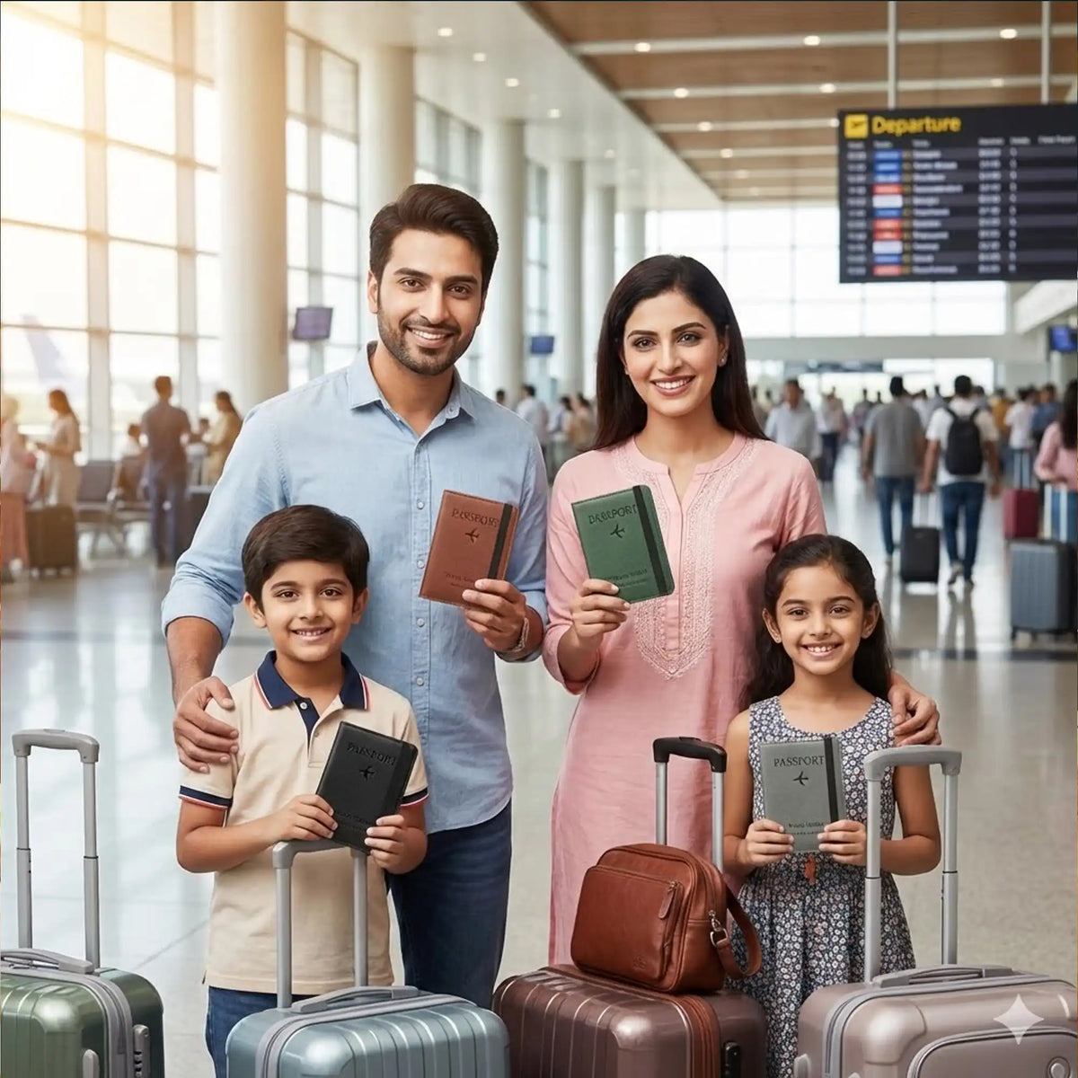 Portable travel passport holder