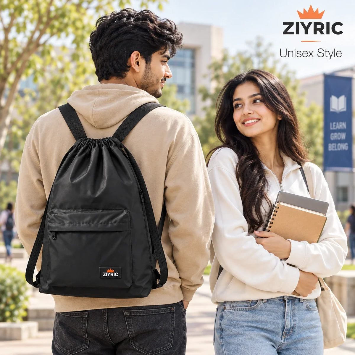 Unisex Drawstring Backpack