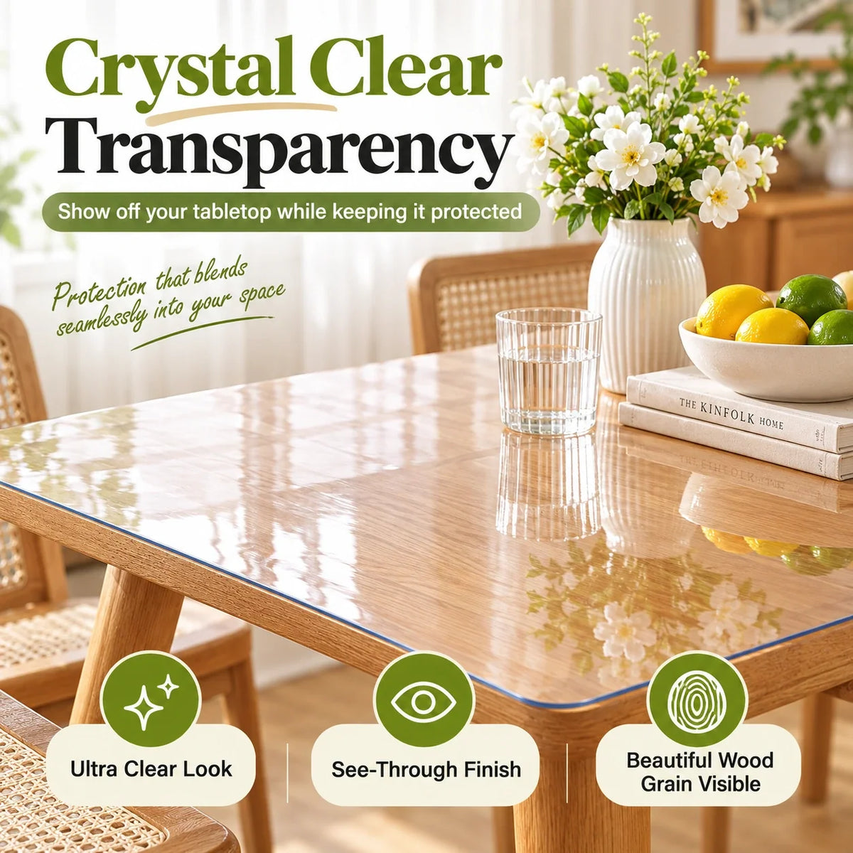 Transparent Waterproof Table & Furniture Protection Sheet