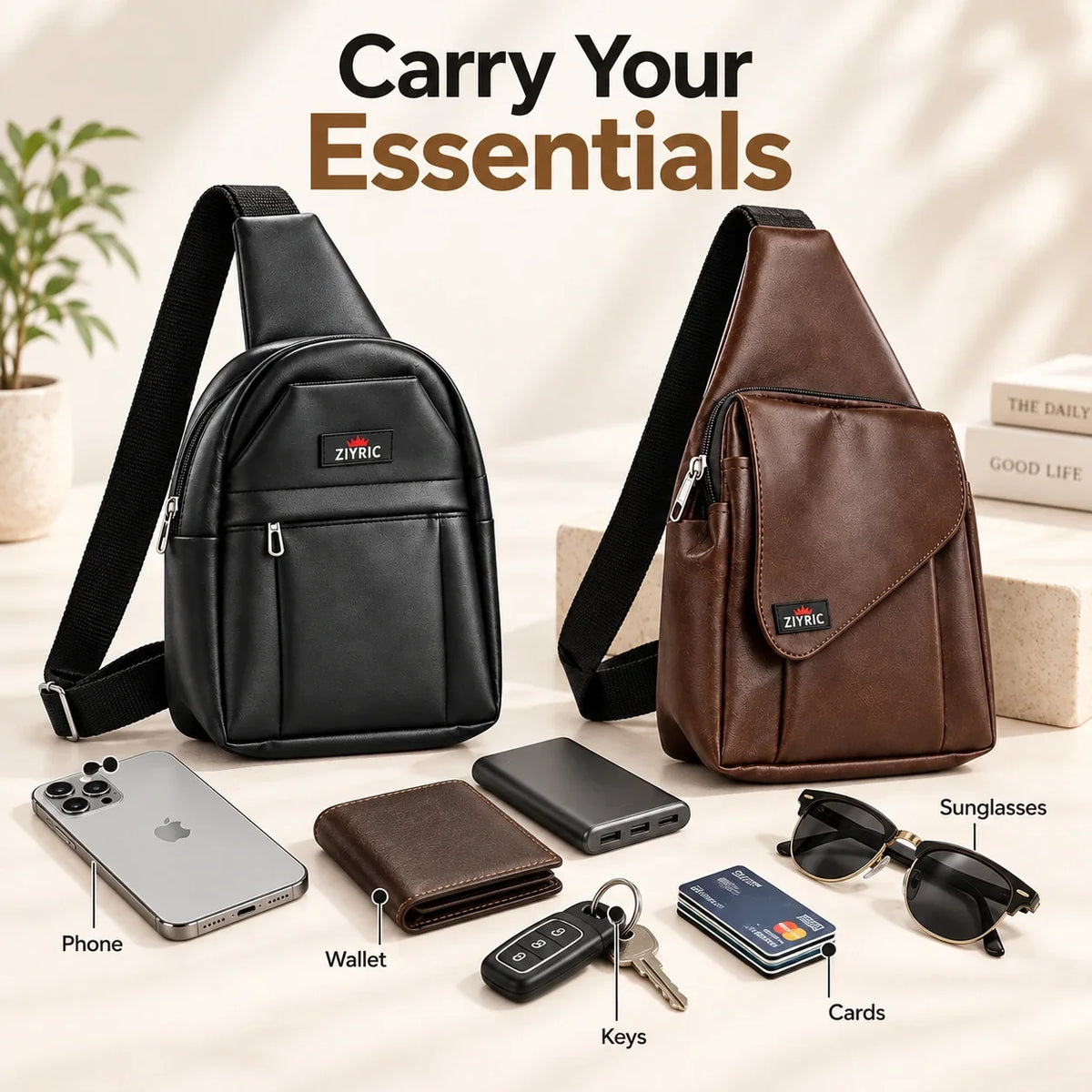 Buy 1 Get 1 FREE - Premium Crossbody Bag