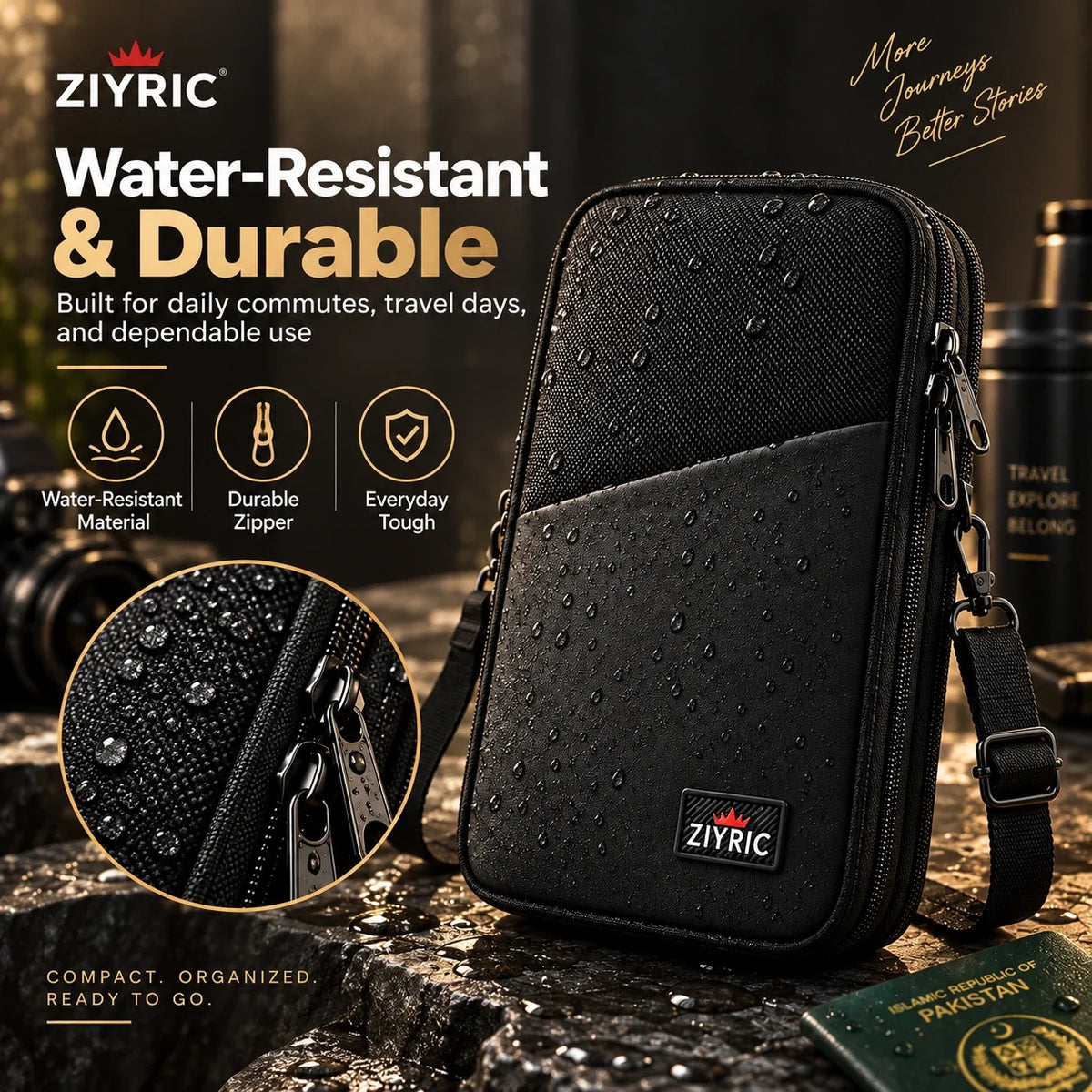 Travel Mate Passport Pouch Bag
