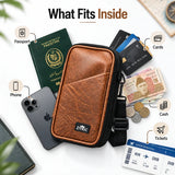 Travel Mate Passport Pouch Bag Genuine Leather