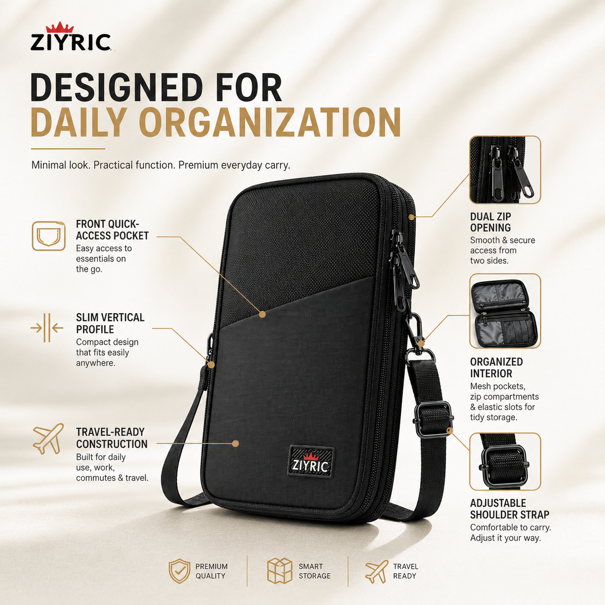 Travel Mate Passport Pouch Bag