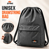 Unisex Drawstring Backpack – Grey